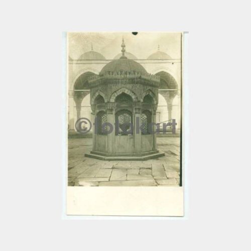 1930 Cami Şadırvan Görünüş Fotokart