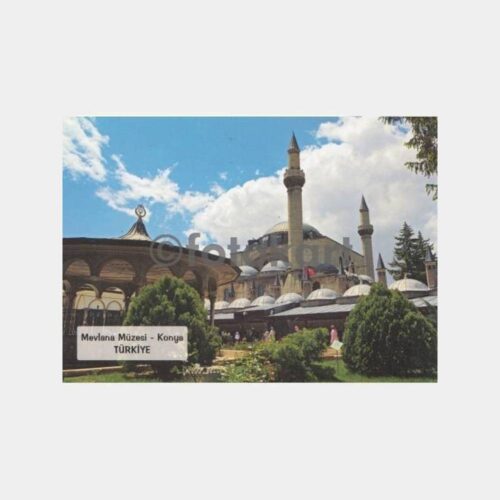 2008 Konya Mevlana Camii Şadırvan Kartpostal