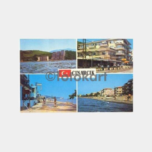 1974 Çınarcık Damgalı Kartpostal