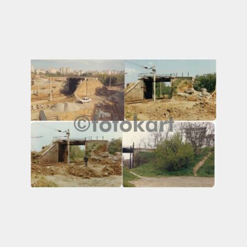 1986 Feneryolu-Göztepe Tren Köprüsü 11 Adet Fotoğraf - Görsel 3