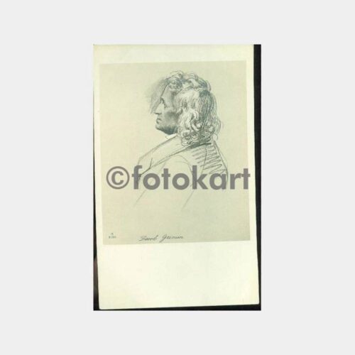 Yabancı Ünlü Edebiyatçı Hukukçu Jakob Grimm Kart
