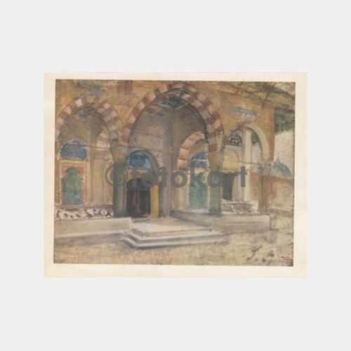 Ressam İbrahim Çallı Tablo Tebrik Kartı