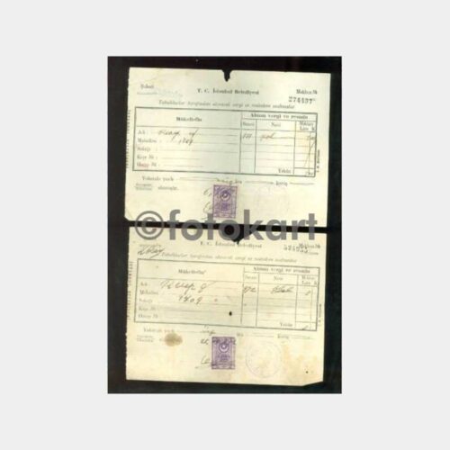 1930-1949 Kadıköy Haydarpaşa -30 Adet- Vergi Makbuzları Lotu - Görsel 2