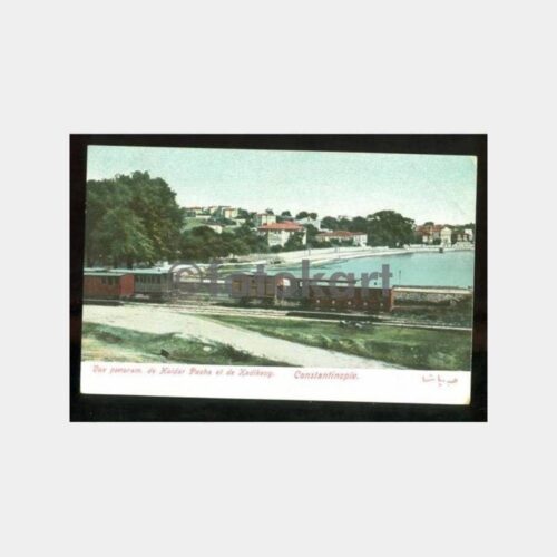 1910 Haydarpaşa Tren Rıhtım Kadıköy Editör MJC Kartpostal