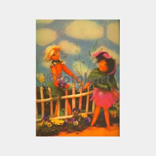 Meyve-Sebze Kahramanlar Kartpostal