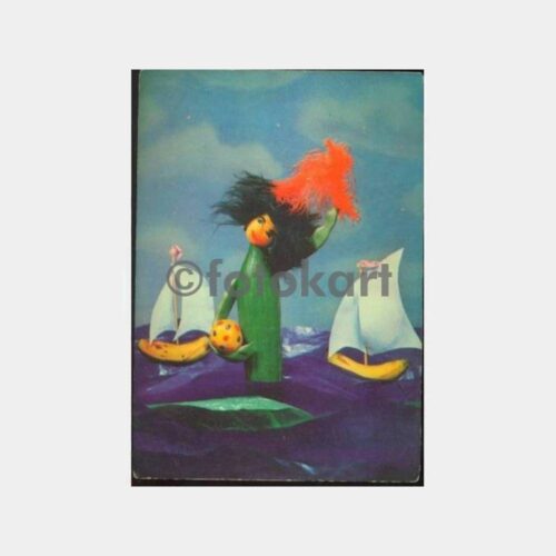 Meyve-Sebze Kahramanlar Kartpostal
