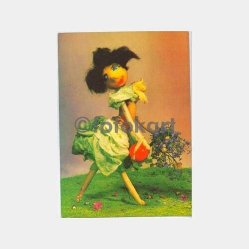 Meyve-Sebze Kahramanlar Kartpostal