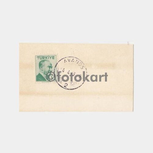 1963 Avanos Nevşehir TC Fragman Posta Damgası