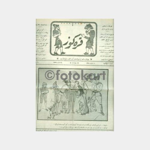 1925 Karagöz Osmanlıca Dergi No.1567