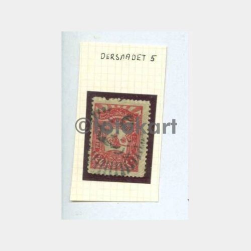 Osmanlı Damgalı Pul - Dersaadet