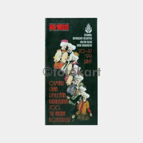 1999 Osmanlı 700 Yıl Konser Program Broşürü