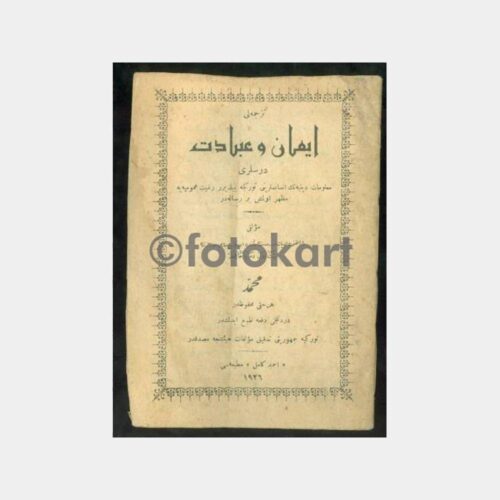 1926 Osmanlıca Fasikül