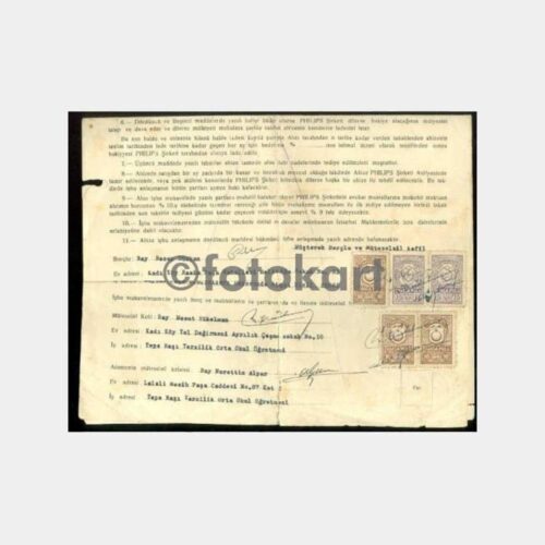 1949 Philips Radyo Alım Sözleşmesi - Görsel 2