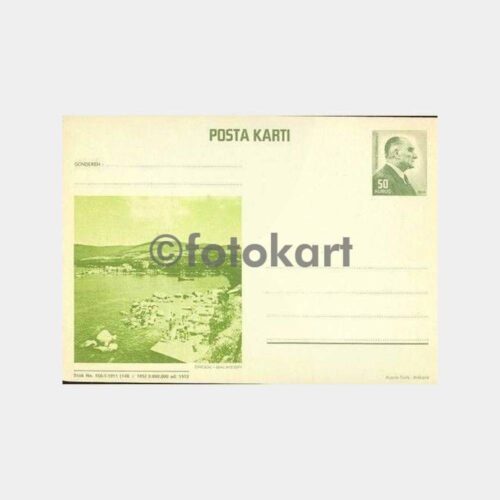 1972 Erdek Resimli Temiz Posta Kartı