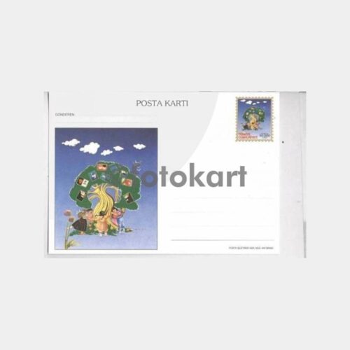 1996 Posta Çalışmaları Posta Kartı