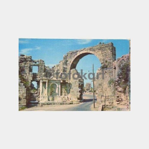 Antalya Side Roma Kapısı Kartpostal