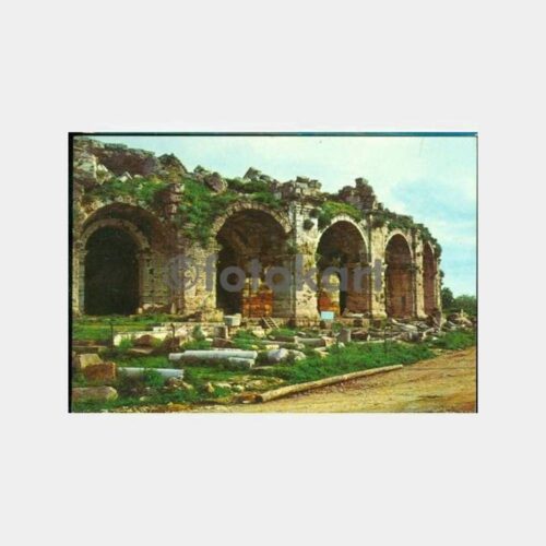 1975 Antalya Side Antik Tiyatro Kartpostal