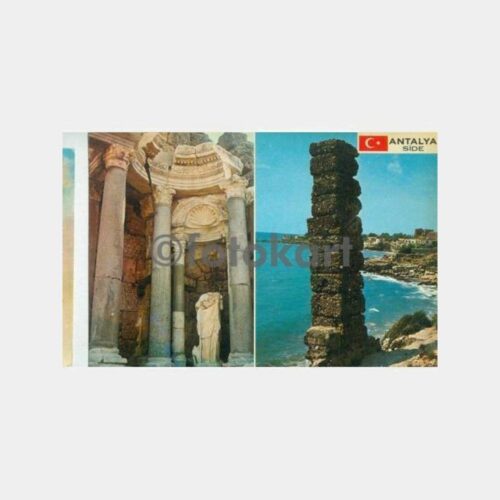 1979 Antalya Side Görünüş Kartpostal