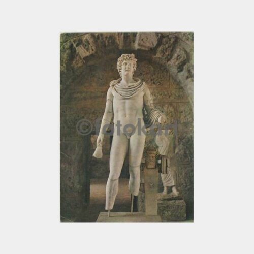 1970 Side Müzesi Hermes Heykeli Kartpostal