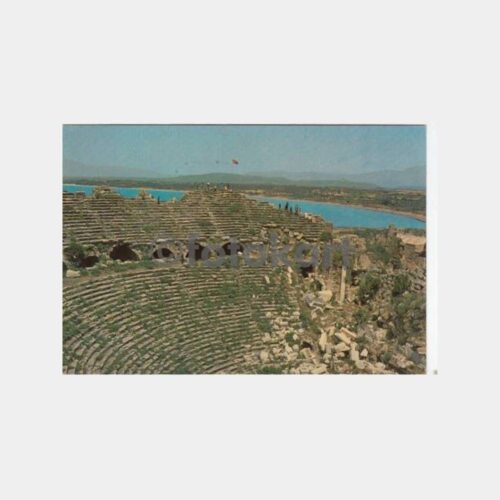 1970 Side Tiyatrosu Antalya Görünüş Kartpostal