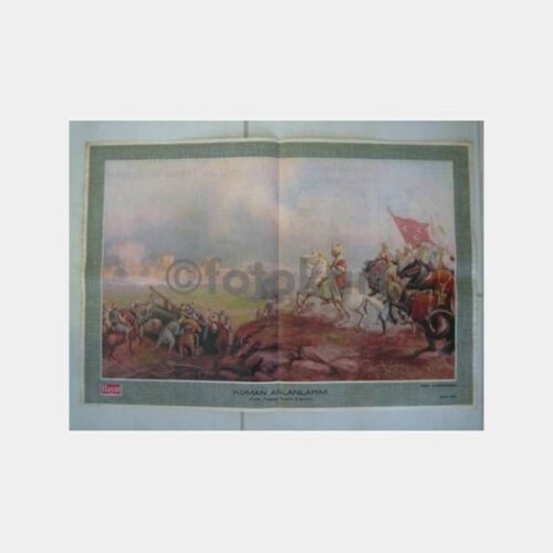 Fatih Topkapı Surları Önünde Tablo Hayat Dergi Ortası Resim