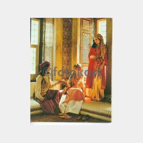 1963 Topkapı Harem Dairesi Konulu Tebrik Kartı