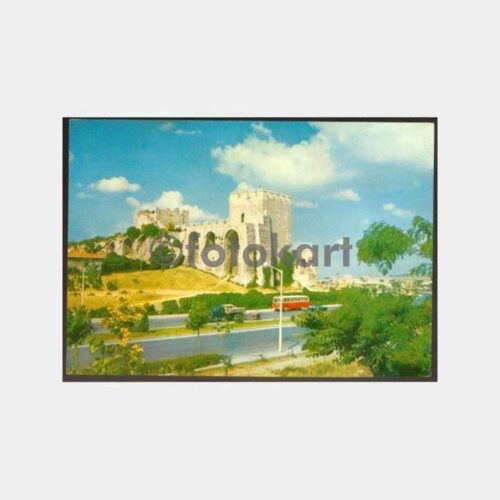 1965 Topkapı Surları Giriş Görünüş Kartpostal