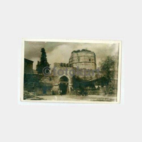 1930 Topkapı Belgradkapı Sur Görünüş Kartpostal