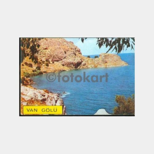 1970 Van Gölü Görünüş Kartpostal