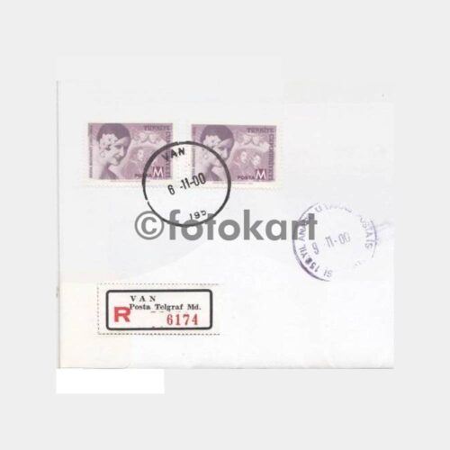 2000 Van Zeve Şehitleri Taah. Posta Damgalı FDC - Görsel 2