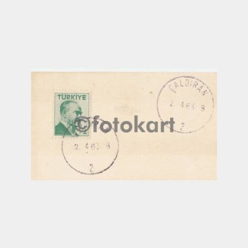 1963 Çaldıran Van TC Fragman Posta Damgası