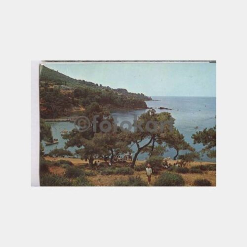 Büyükada Yörükali Plajı Görünüş Kartpostal