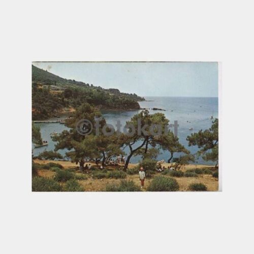 Büyükada Yörükali Plajı Görünüş Kartpostal