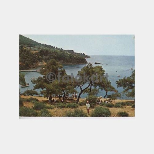 Büyükada Yörükali Plajı Görünüş Kartpostal