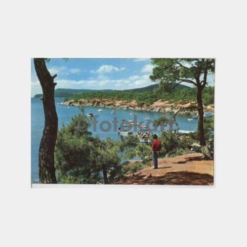 Büyükada Yörükali Plajı Görünüş Kartpostal