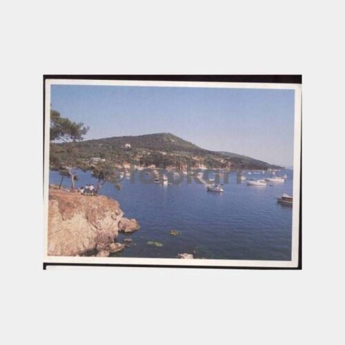 Büyükada Yörükali Plajı Görünüş Kartpostal