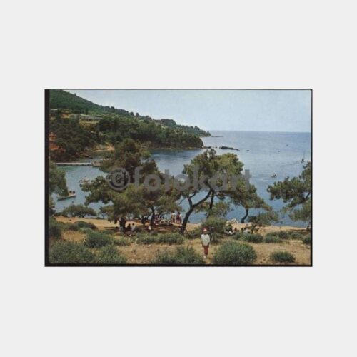 Büyükada Yörükali Plajı Görünüş Kartpostal