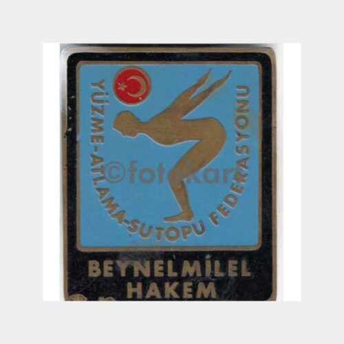 Yüzme Beynelmilel Hakem Madeni Kokartı
