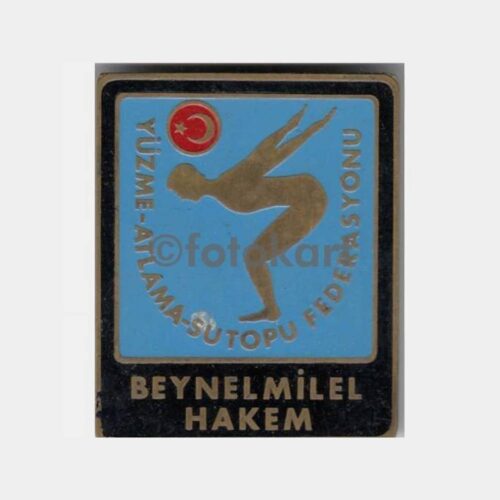Yüzme Beynelmilel Hakem Madeni Kokartı