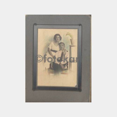 1927 Aile Konulu Elle Boyama Fotoğraf