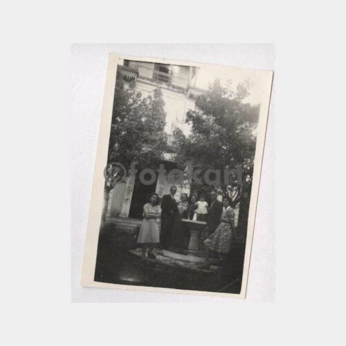 1944 Trabzon Soğuksu Tarihi Ev Aile Fotoğraf