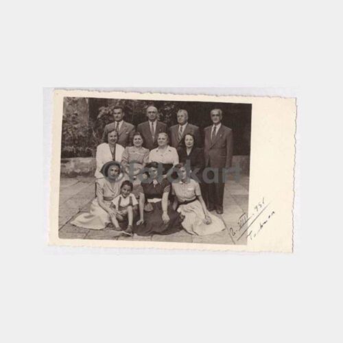 1951 Trabzon Aile Görünüş Fotoğraf