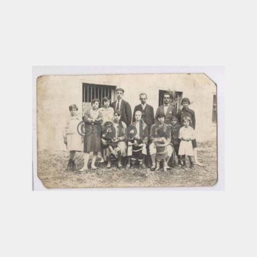 1928 Türk Ailesi Efradı ile Görünüşü Fotoğraf