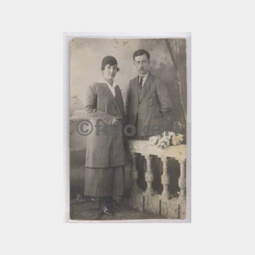 1930 Aile Görünüş Arka Plan-Stüdyo Fotoğraf