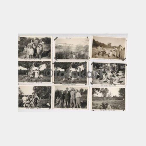 1933 Eskişehir Aile Piknik Albüm Fotoğrafları