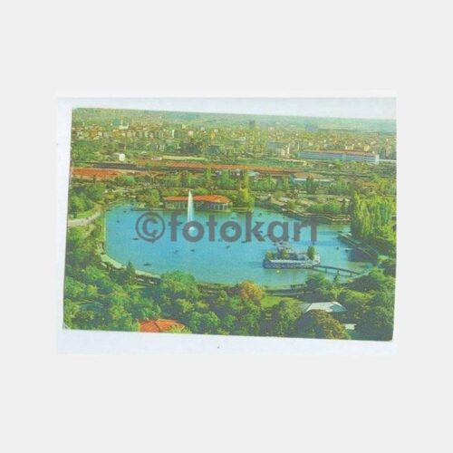 Ankara Gençlik Parkı Havadan Görünüş Kartpostal