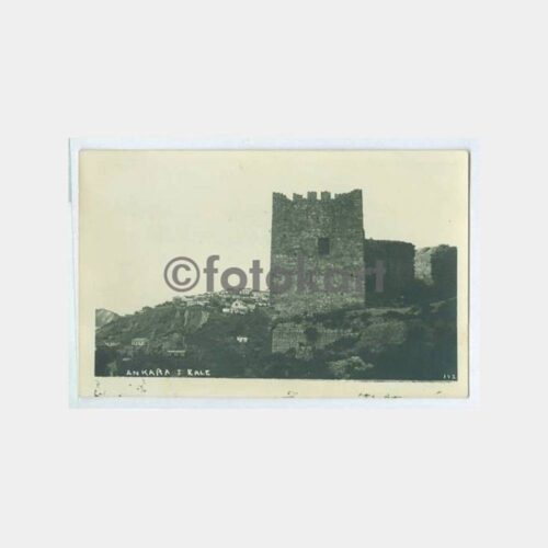 1930 Ankara Kalesi Görünüş Fotokart