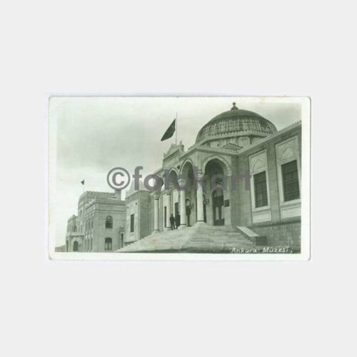 1930 Ankara Etnografya Müzesi Görünüş Fotokart