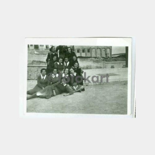 1938 Ankara Kız Lisesi 6. Sınıf Öğrenciler Fotoğraf