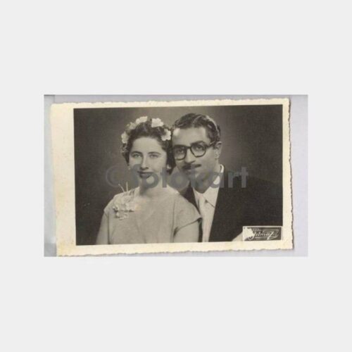 1956 Ankara Foto Yılmaz Gelin Damat Fotoğraf